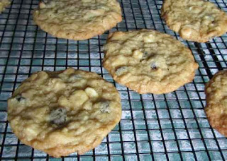 White Chocolate Oatmeal Raisin Cookies