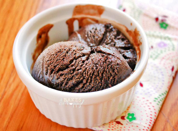 Deep, rich, dark chocolate sorbet is a delicious way to cool off and satisfy your chocolate craving!