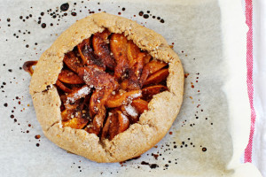 This soft, delicate Apricot Galette is full of fresh apricot flavor with hints of cinnamon and sugar, so easy and it's vegan!