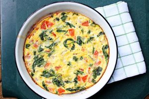 Spinach Tomato Frittata