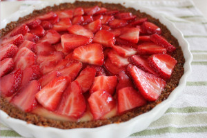 A smooth, creamy lime filling inside a tender, crisp graham cracker crust topped with fresh strawberries makes this Strawberry Lime Tart a dessert everyone will love.