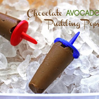 Chocolate Avocado Pudding Pops