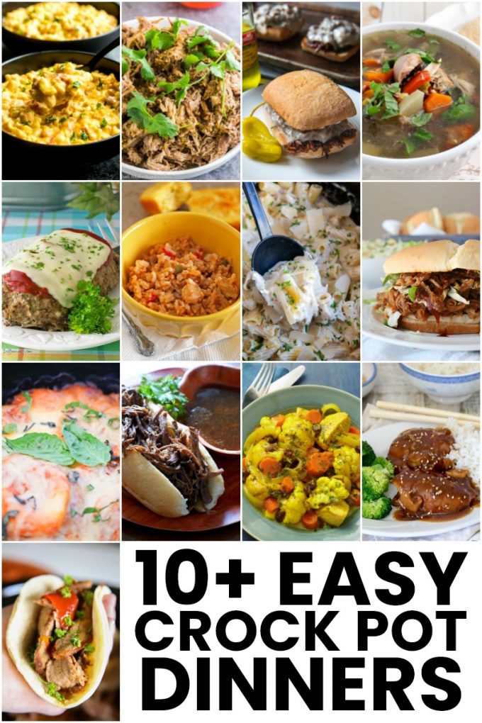 10+ Easy Crock Pot Dinners