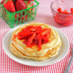 Sweet Strawberry Pancakes