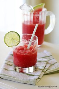 Watermelon Lime Frappe | It Bakes Me Happy