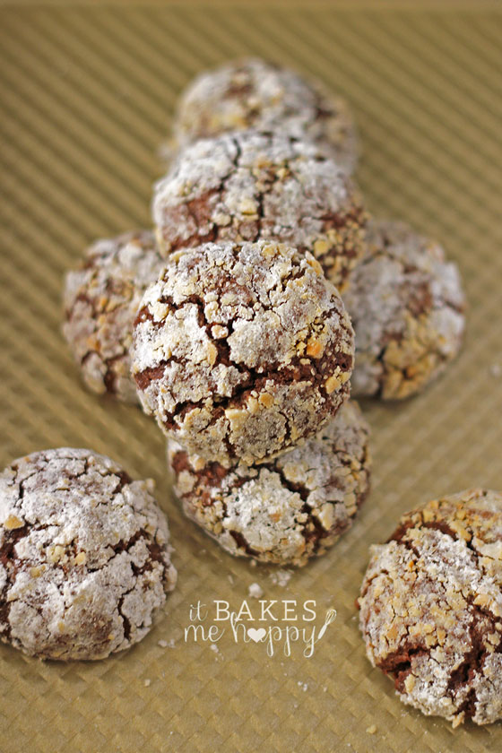 Chocolate Peanut Butter Crackles | It Bakes Me Happy