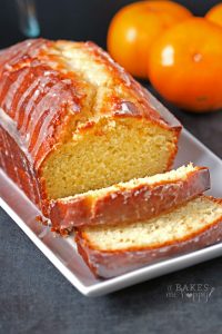 The bright fresh flavor of tangerine is baked into a loaf cake and glazed with a simple, delicious tangerine icing.