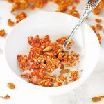 Pumpkin Granola is a delicious, crunchy way to start your day