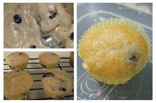 Lime Blueberry Muffins
