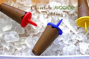 Chocolate Avocado Pudding Pops