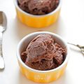 Rich, creamy Double Chocolate Cashew Ice Cream is studded with chopped cashews and chocolate and it's dairy free!
